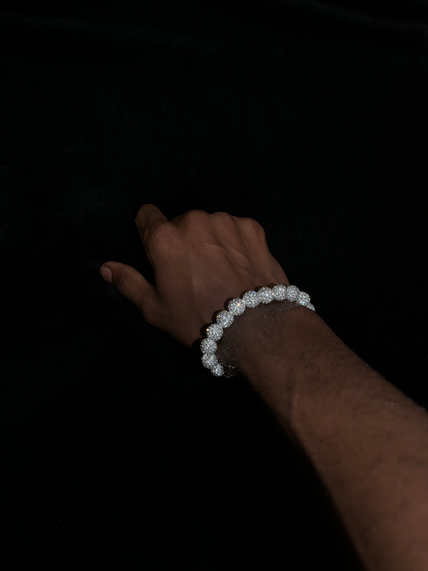 BEADED NOIR ICY BRACELET